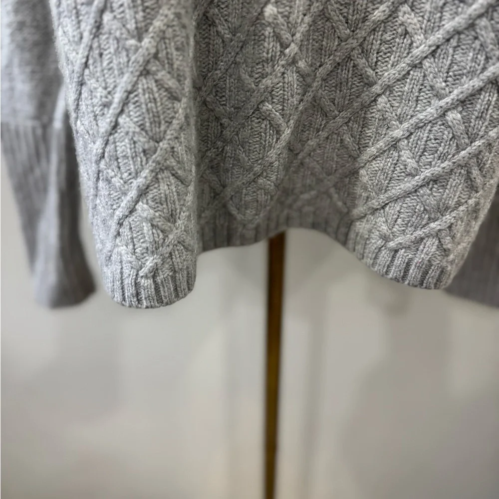 J.Crew Gray Merino Wool-Blend Sweater (Size XL)